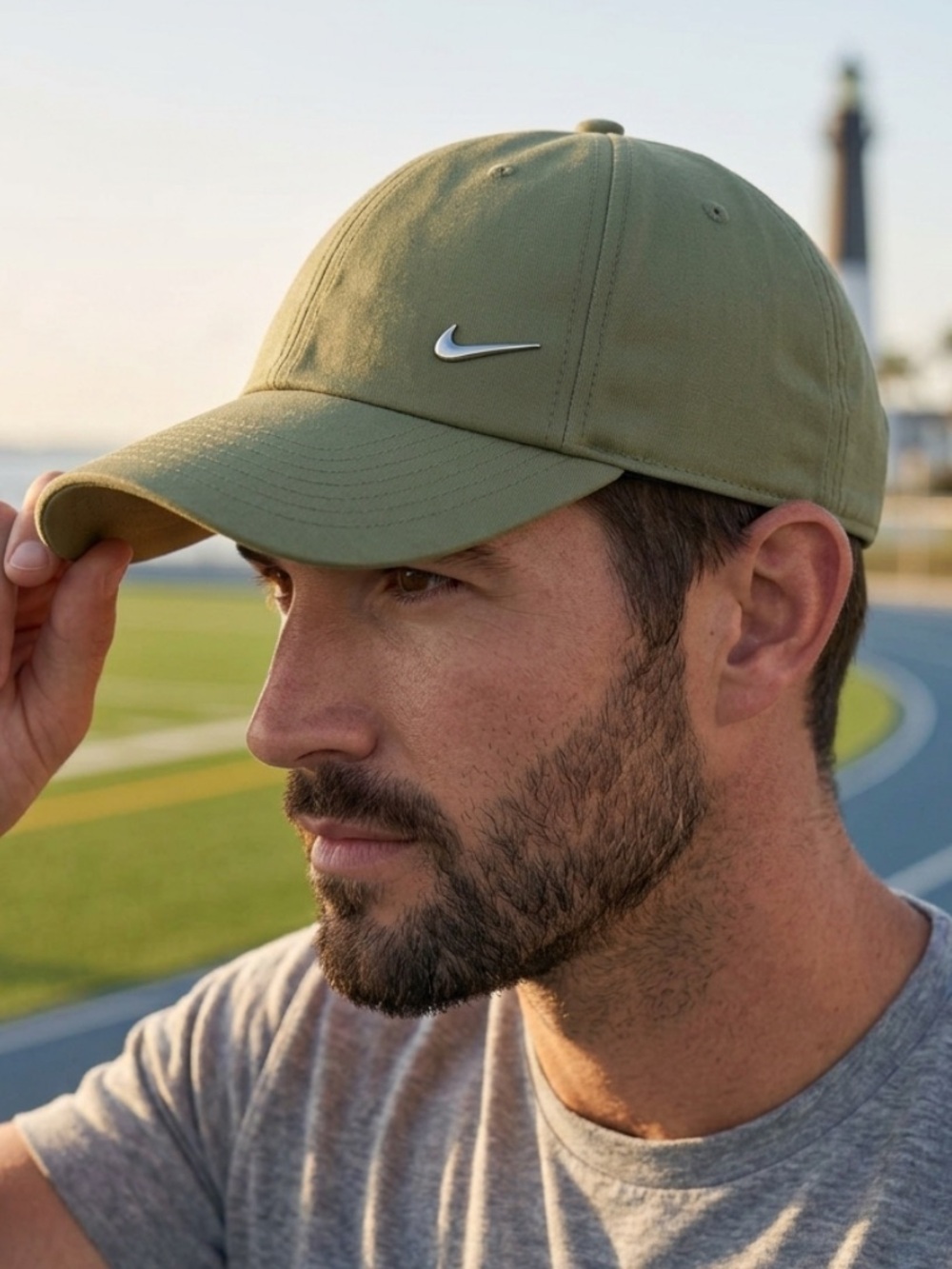 NIKE ✔️ H86 Swoosh Cap UNISEX Olive Green Hat